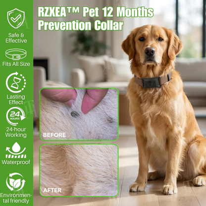 ⚡⚡⚡LAST 44 PCS LEFT!!! RZXEA™ Pet 12 Months Prevention Collar