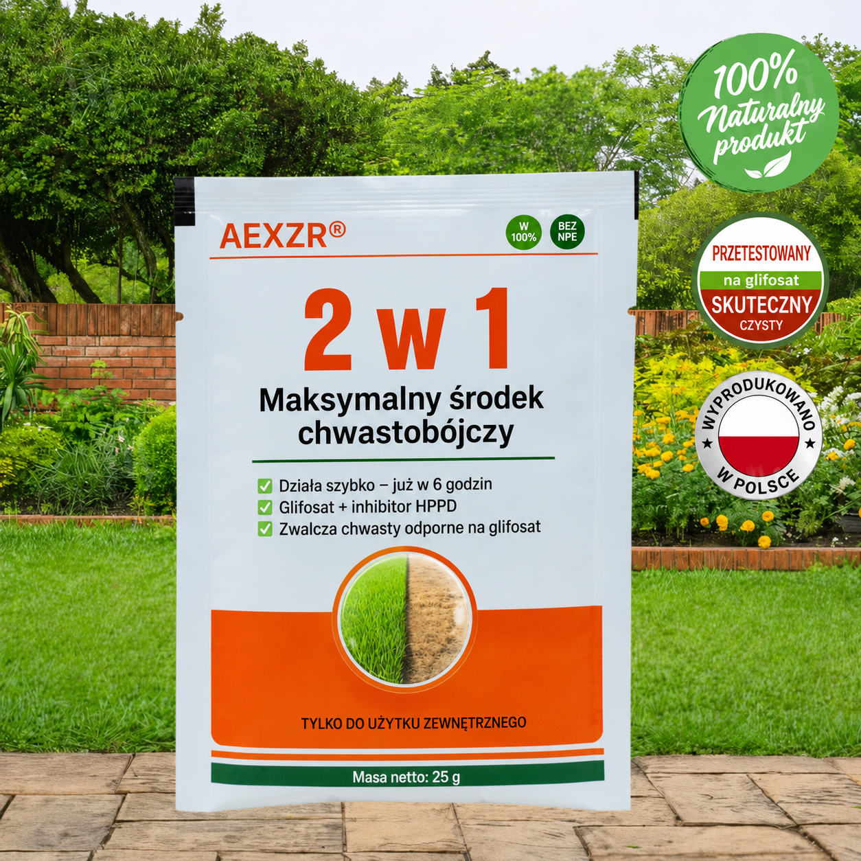 🌟 Oficjalny Sklep | ⏳ Zobacz, jak chwasty usychają w 6 godzin! AEXZR® 2 w 1 Herbicyd o maksymalnej sile(100% bez glifosatu)