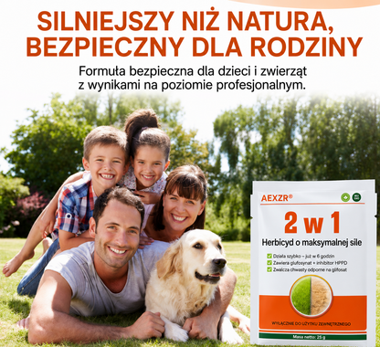 🌟 Oficjalny Sklep | ⏳ Zobacz, jak chwasty usychają w 6 godzin! AEXZR® 2 w 1 Herbicyd o maksymalnej sile(100% bez glifosatu)