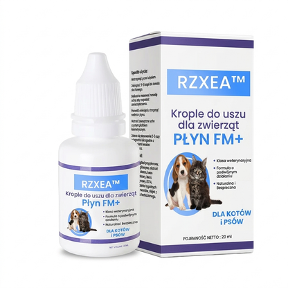 RZXEA™ Krople do Uszu Dla Zwierząt Wersja FM+